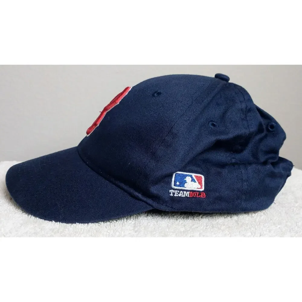 Boston Red Sox Strap Back Adjustable Baseball Cap Hat. Youth. Dark blue